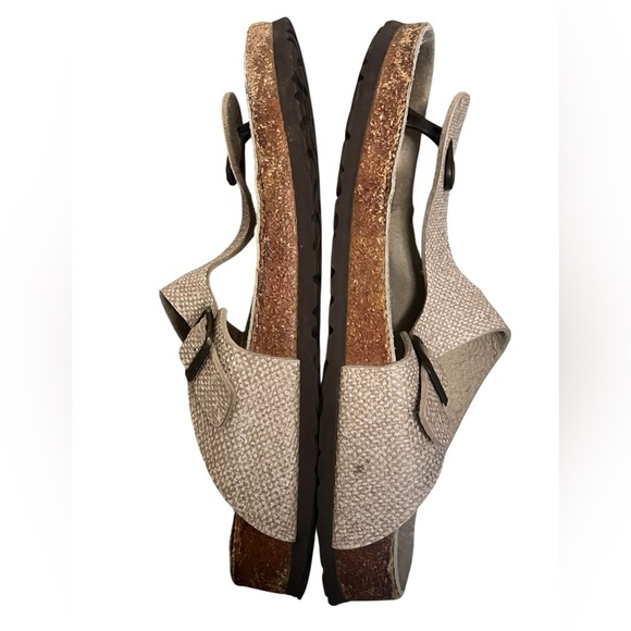 Birkenstock Papillio gizeh tan textured leather sandals - Picture 7 of 12